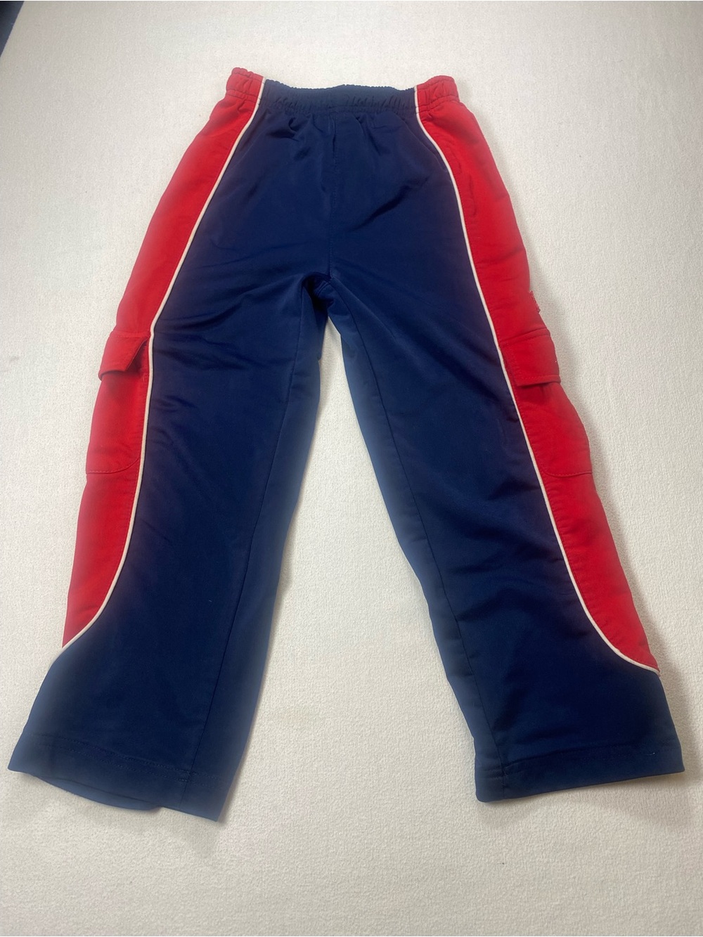 Fila Kids Navy and Red Cargo-Style Joggers See description.